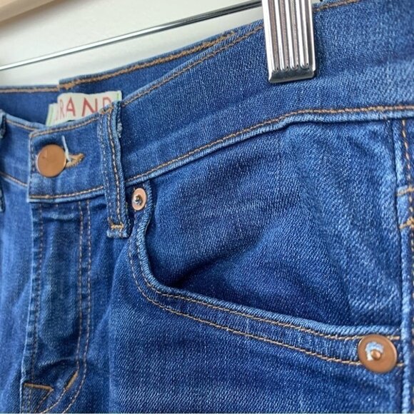 J Brand Revival Patch Fringe Jeans Size 27 Waist - Picture 5 of 12